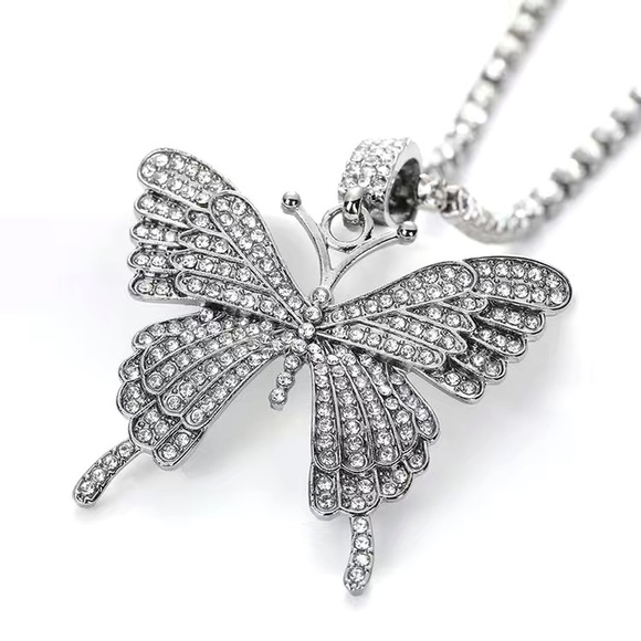 Butterfly Pendant Necklace - Picture 4 of 6